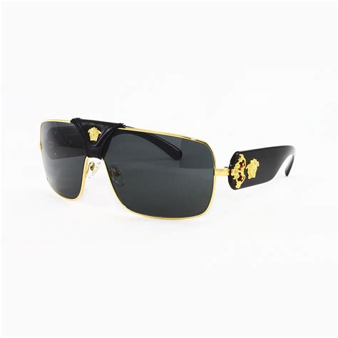 versace eyeglasses mens gold|men's Versace sunglasses with gold.